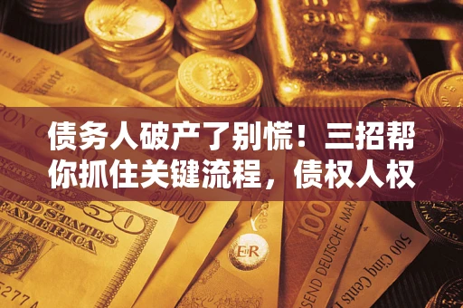 北京债务人破产了别慌！三招帮你抓住关键流程，债权人权益不再缩水