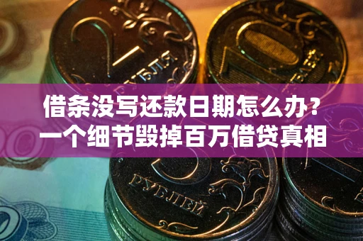 北京借条没写还款日期怎么办？一个细节毁掉百万借贷真相