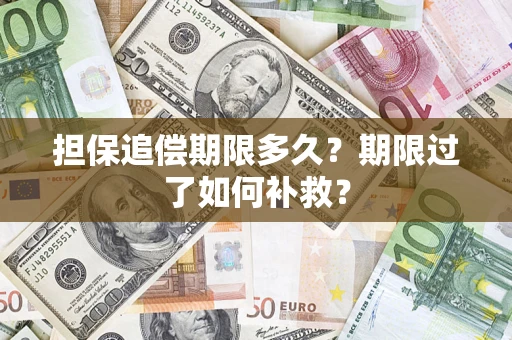 北京担保追偿期限多久？期限过了如何补救？