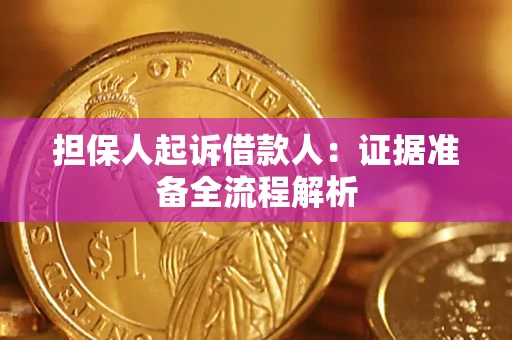 北京担保人起诉借款人：证据准备全流程解析