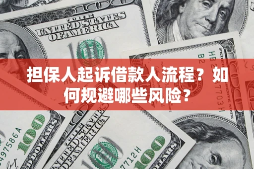 北京担保人起诉借款人流程？如何规避哪些风险？