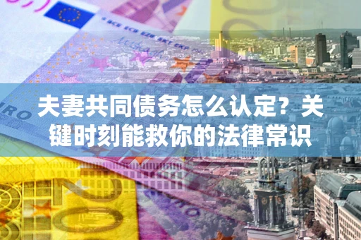 北京夫妻共同债务怎么认定？关键时刻能救你的法律常识
